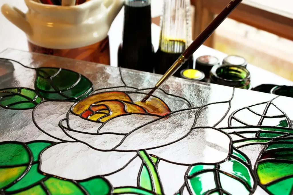 peinture verre